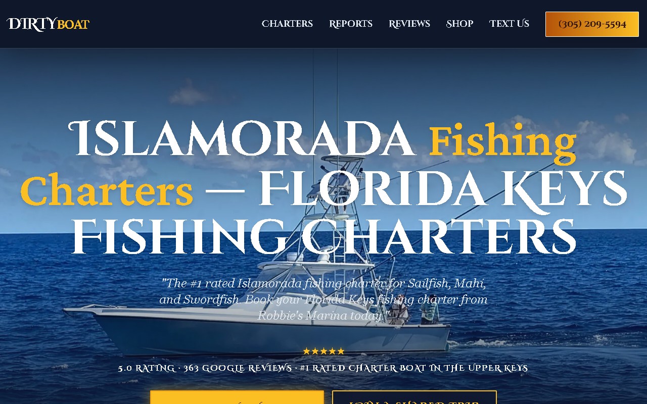 Screenshot of DirtyBoat.com