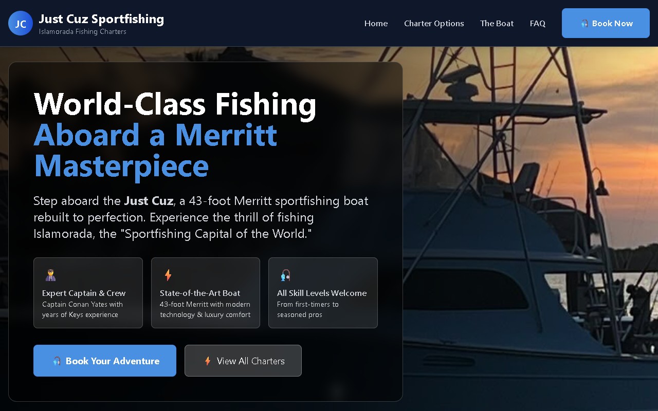 Screenshot of Just Cuz Fishing