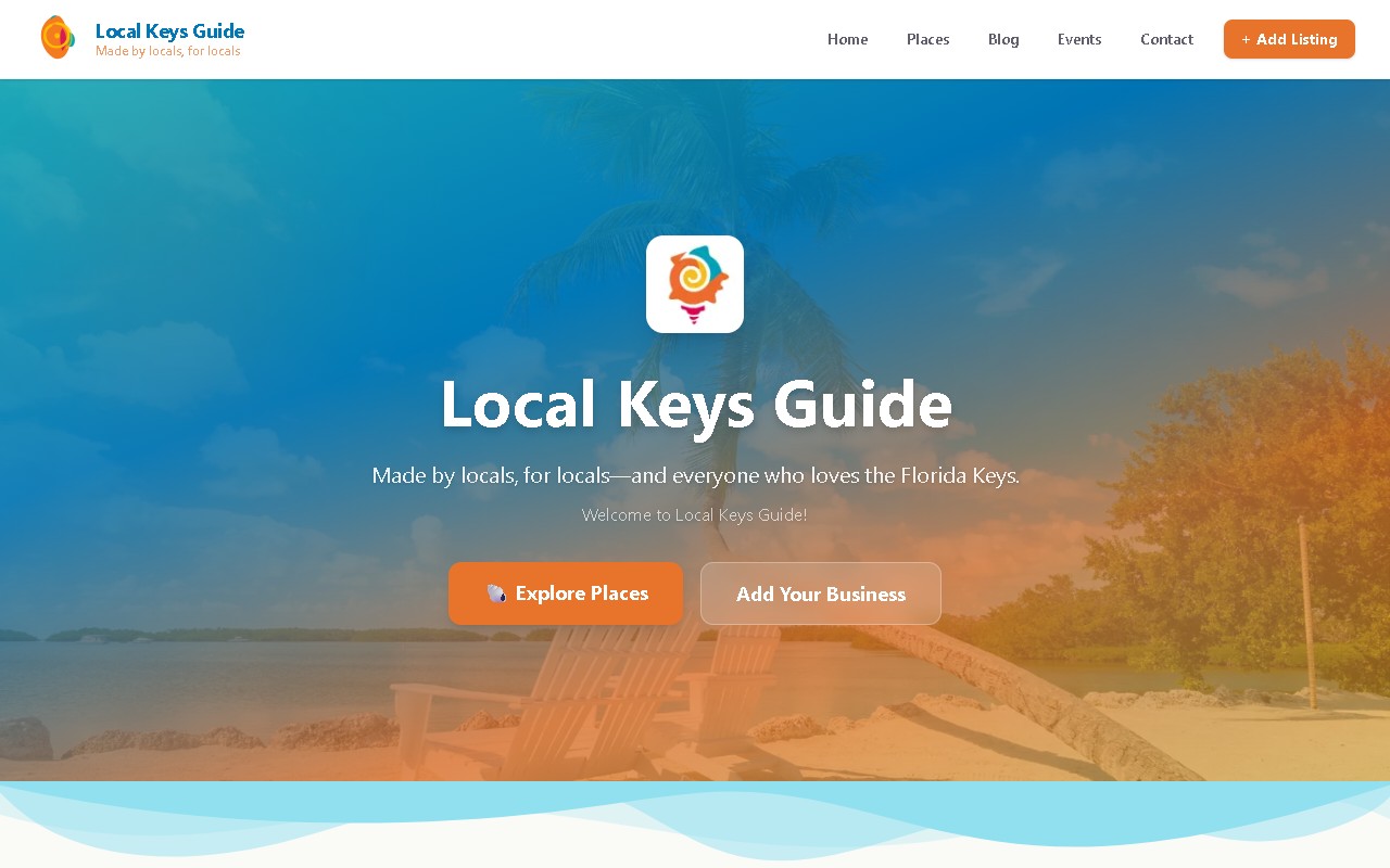 Screenshot of Local Keys Guide